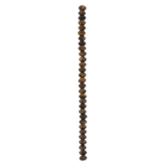 12 Pack: Yellow Tiger's Eye Bicone Beads, 8mm by Bead Landing™